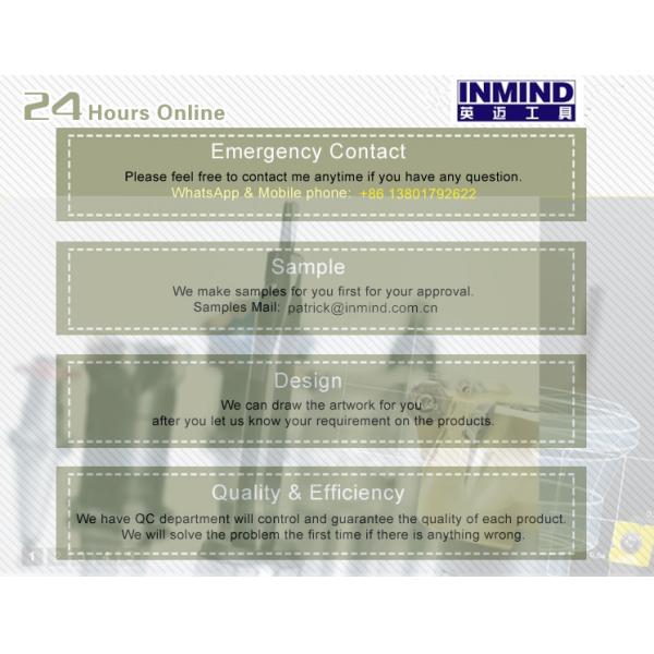 High Hardness Milling Machine Accessories , 6mm - 20mm High Performance Milling Tool Bits