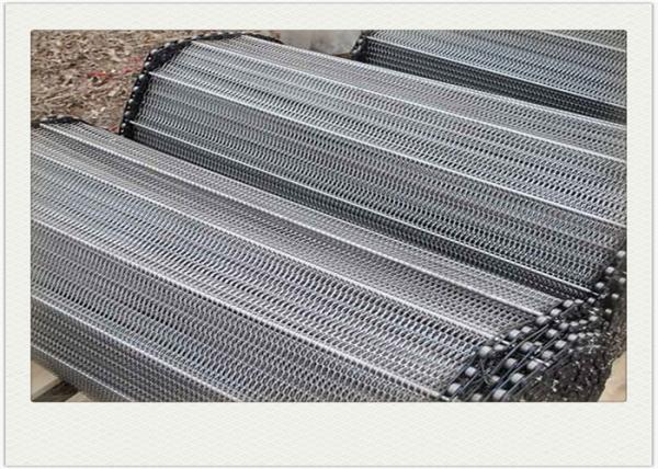 Quality Balanced Weave Stainless Steel Wire Mesh Conveyor Belt Used For Food Transport for sale