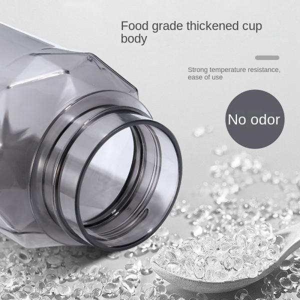 Food Grade No Odor 800ml/1000ml/1400ml/2000ml Water Bottle Bpa Free Plastic Water Bottles High Temperature Resistance Customized Acceptable