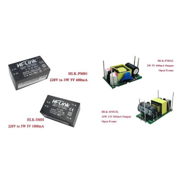 3W 24V 0.125A Hilink AC DC Switching Power Module