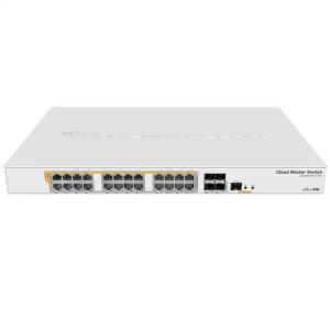 China 10 Gigabit 24 Port Poe Gigabit Network Switches Original CRS328-24P-4S RM Mikrotik 4-Port wholesale