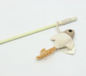 China Luxury Cheap cat toy stick fish cat toy chicken pet toy wholesale