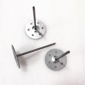 China M3*75 Mm Galvanized Marine Insulation Pins With Perforated Disc Base wholesale