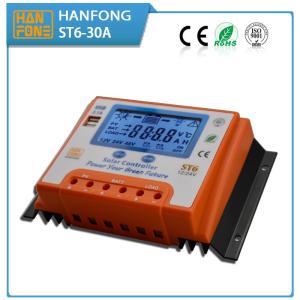 China 12V 24V 30A PWM Solar Charge Controller as MPPT Controller with LCD 100w PV panel 300Ah Battery form Solar system Home wholesale
