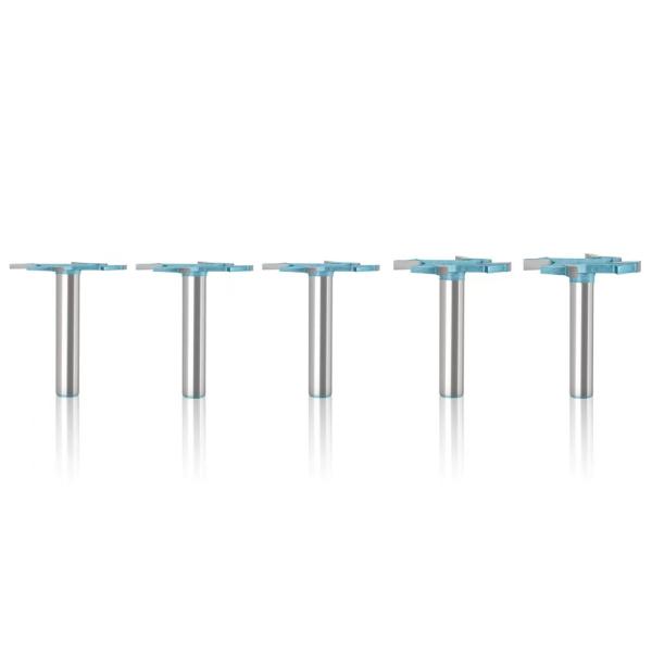 4 Blade Cnc Engraving Bits T Type Slot Bit Milling Cutter 6mm 1/4 Shank Cleaning