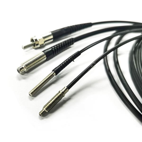 Quality Diffuse Reflection Optical Fiber Sensor M3/M4/M5 Series Connector Antenna 0.8mm 1m for sale