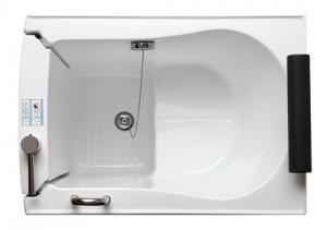 China 40 Inch Length Walk In Tub Shower Combo , Safety Anti Slip Small Walk In Tub wholesale