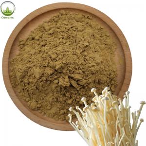 China Supply Pure Natural Organic Flammulina Velutipes Organic Enoki Mushroom Powder Extract on sale