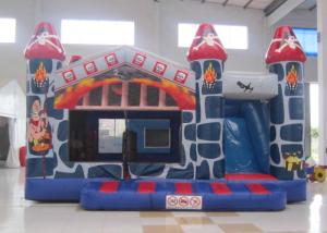 China Customized inflatable bouncy castle printing inflatable bouncy castle with slide wholesale