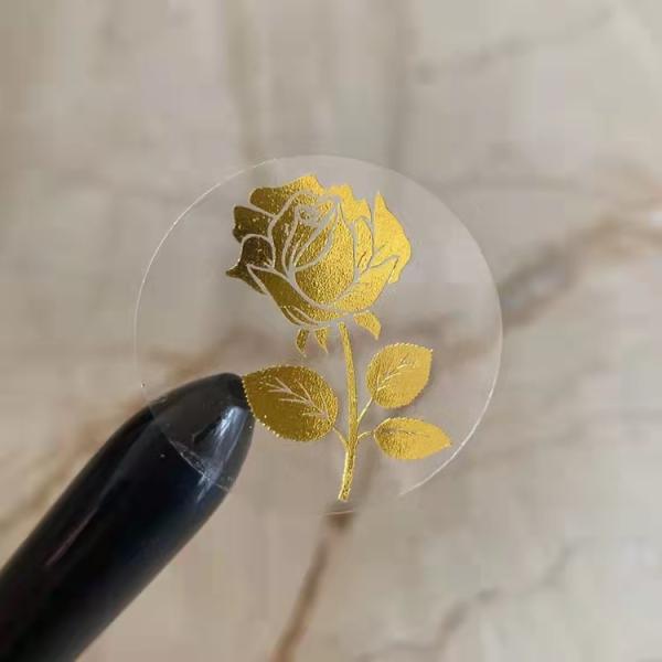 transparent Custom Die Cut Labels Vinyl Material Waterproof