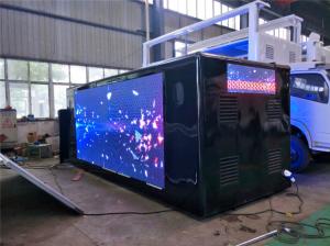 China SMD LED Mobile Billboard Truck 18FT Video Screen Truck Full Color on sale