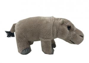 China 7.87 Inch 0.2M Realistic Environmentally Friendly Stuffed Animals Hippopotamus Plush Toy on sale