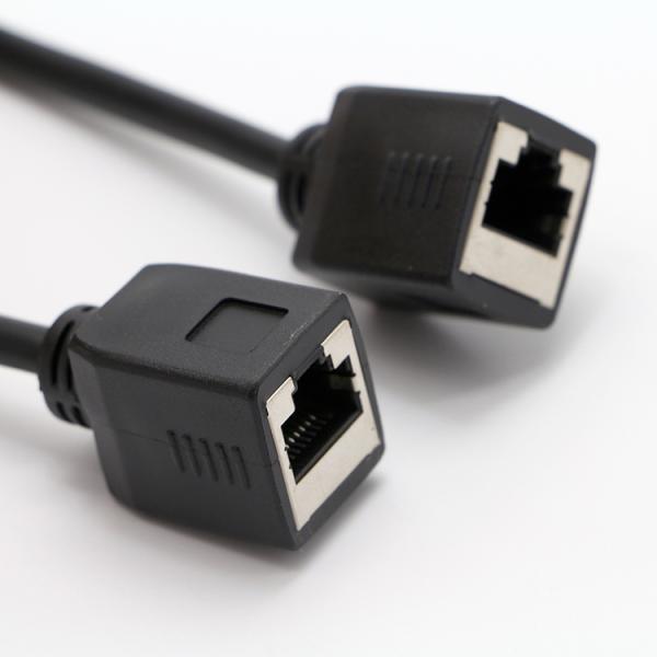 Customization 1M 2M 3M Cat5 RJ45 8P8C Female Socket To RJ45 Female Socket Lan Ethernet Network Cable