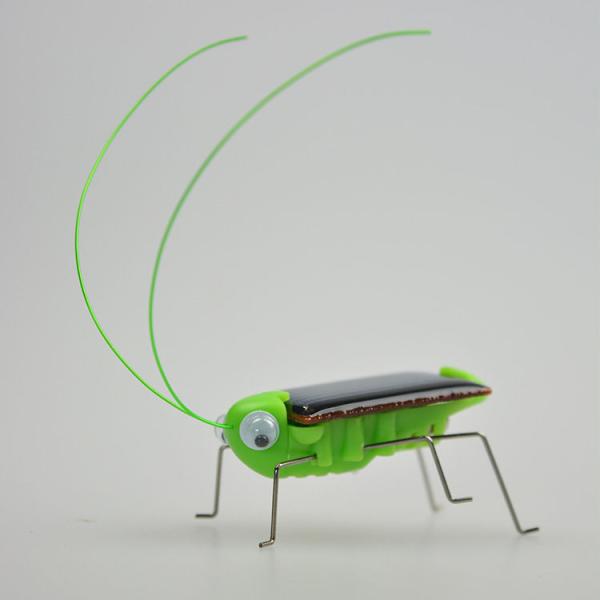 Customizable Solar Powered Grasshopper Solar Educational Toys Fashionable
