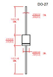 1n5822 Schottky Barrier Rectifier , Original Electronic Components