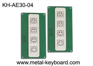 China 4 Keys Stainless Steel Metal Keypad for Customer Service Evaluation Device wholesale
