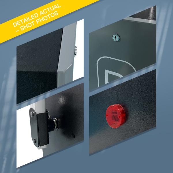 HCW Variable Frequency Rising Arm Four Fence Barrier Gate 160W