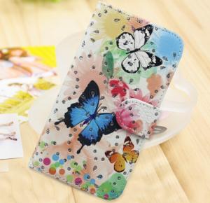 China Flower Butterfly Pattern Flip Leather Cell Phone Case Cover for BLU STUDIO 5.0 LTE/Y530Q wholesale