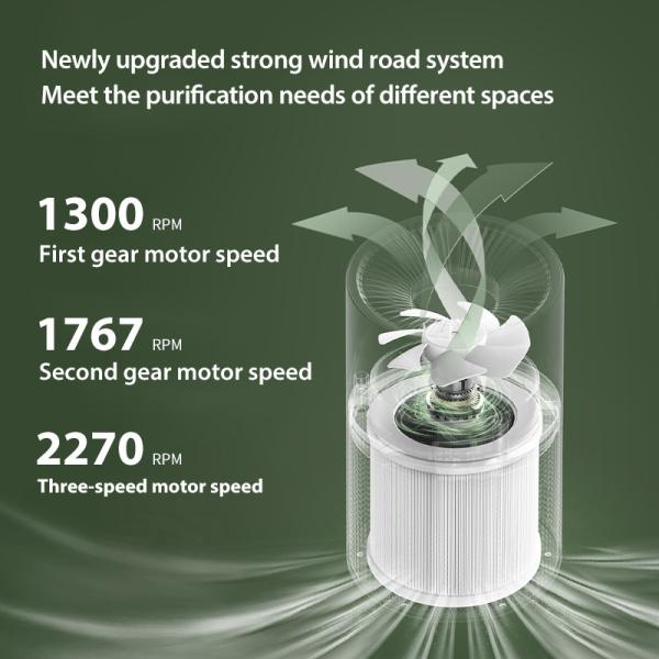 Carbon Filter Vehicle Air Cleaner 100 M3/h With 20ml/H Humidification