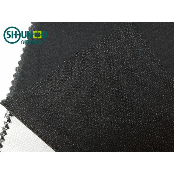 100% Polyester Fusible Woven Interlining Broken Twill Weave For Men / Women' S Wear