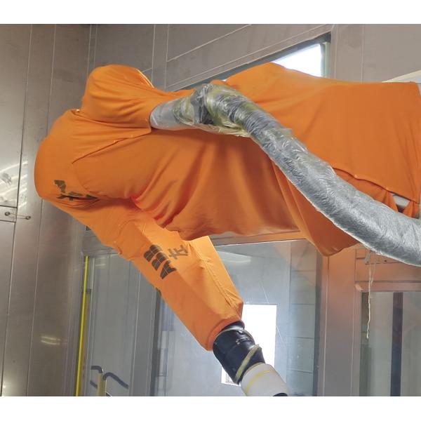 Versatile Polyester Robotic Armor Covers CNC Equipment Zipper Integrated