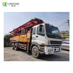 China 25m 30m 35m 38m 45m 50m Boom Pump Truck Mounted Concrete Mixer And Pump wholesale