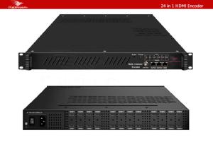 China 24 in 1 MPEG-4 AVC/H.264 HD Encoder, 1080P HDMI Digital TV Encoder 24-Channel HDMI Input IP Streaming Output wholesale