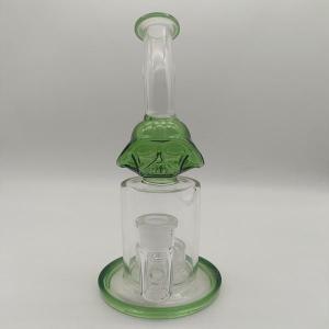 China 17in Clear Tobacco Straight Tube Bongs Glass Smoking Tube With Various Accessories on sale