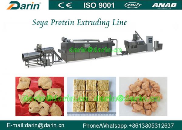 Quality High Automation Soya Extruder Machine for Extrusion Textured Soya Protein for sale