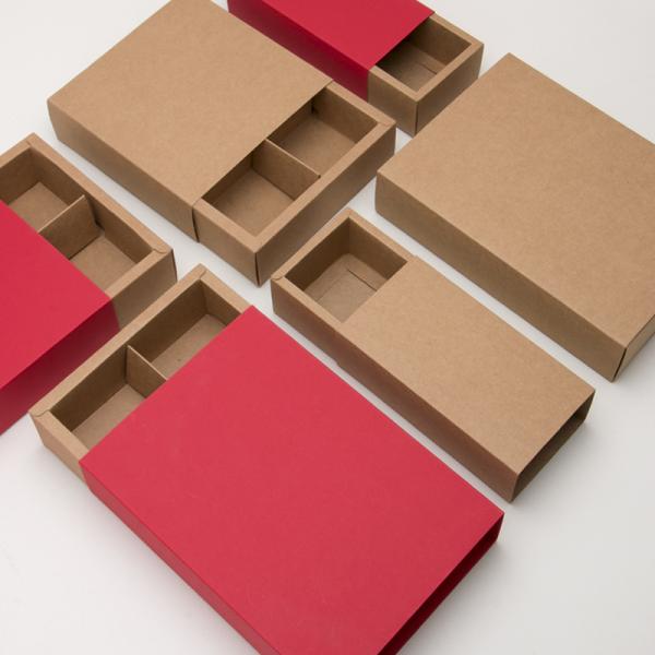 Custom Kraft Paper Gift Box for Moon Cakes Biscuits Snacks