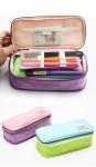 Durable Multi Layer Canvas Pen Bag With Sublimation Printing Surface