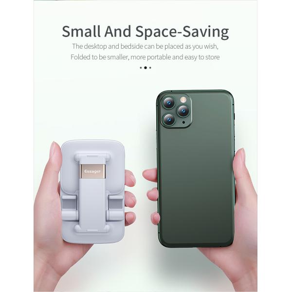 Foldable Adjustable Mobile Phone Stand For 4.7-7.4 Inches Phones And Tablets