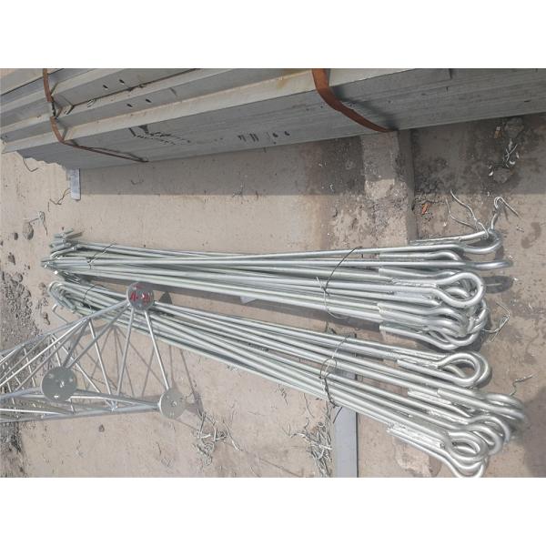 Manufacture hot dip galvanized guyed tower telcom mast antenna tower