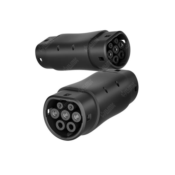 High Quality 32a 240v 7kw Gb/t to Type 2 Ev Adapter Gbt to Type 2 Ev Charger Adapter