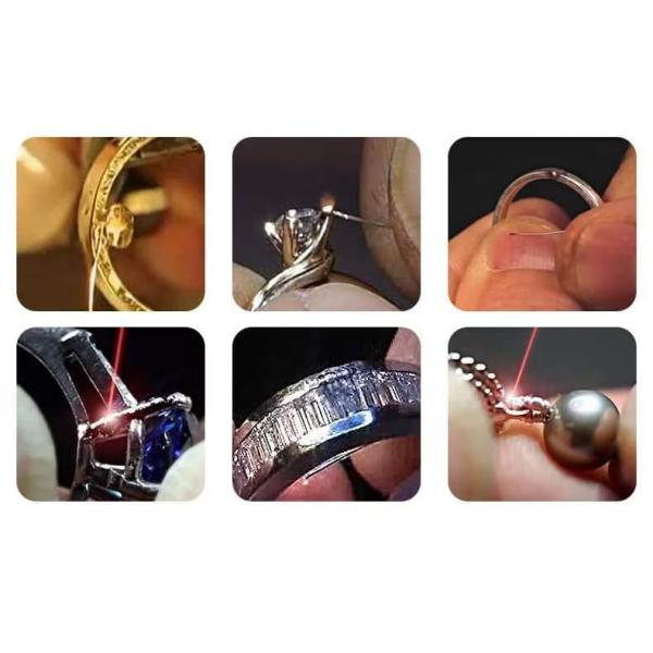 200w 300w Gold Silver Jewelry Chain Welding Soldering Repairing Machine with Adjustable Single Pulse Energy