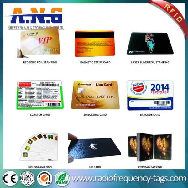 Plastic Full Color Printable Rfid Smart Card,Programming Read Rfid Tag Card