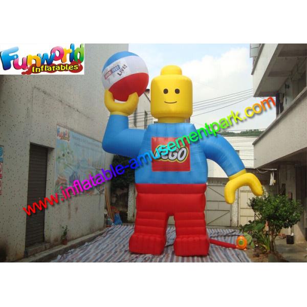 Customzied 6mh Inflatable Man , Inflatable Robert Toy for Advertising