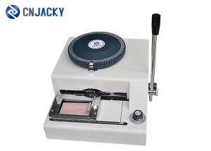 China Manual ID Cards Plastic Card Embossing Machine With Russian Code And Engilsh Code wholesale
