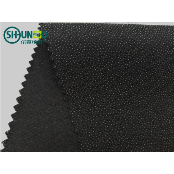 Eco Friendly Drill Fusing Woven Interlining Broken Twill Weave For Garment