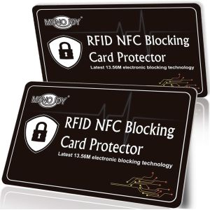 Buy cheap Black Credit Card Protector Sleeve , Passport Holder RFID Blocking Card from wholesalers