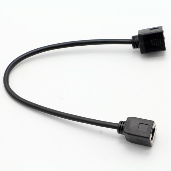 Customization 1M 2M 3M Cat5 RJ45 8P8C Female Socket To RJ45 Female Socket Lan Ethernet Network Cable