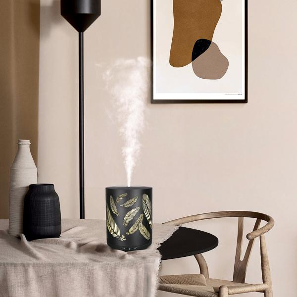 Tabletop 35ML/H Ultrasonic Metal Aroma Diffuser Essential Oil Humidifier