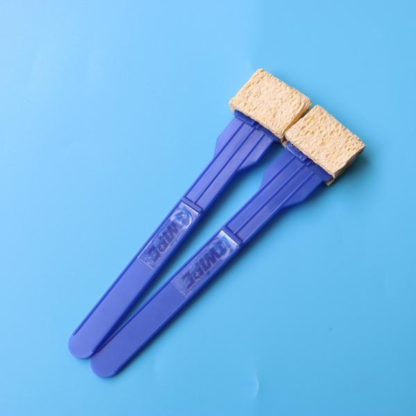 High Absorbency Rectangular Stick Mounted Sponge Swab Medical Cellulose Foam Swab Applicator