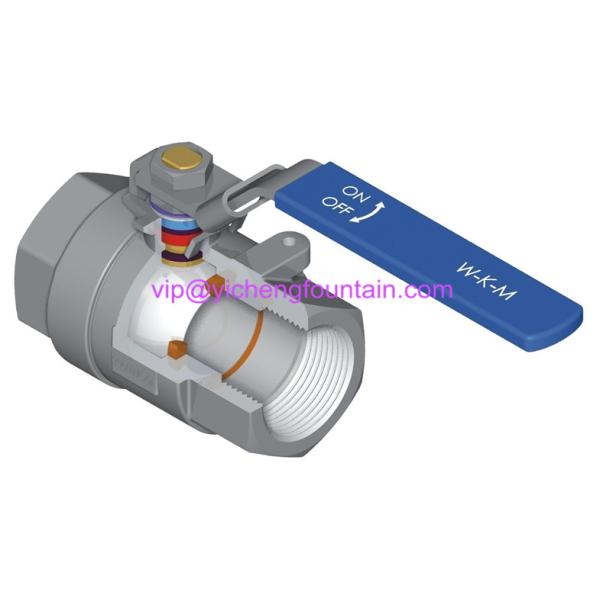 1/2" - 4" Ball Valve Water Fountain Equipment Spray Water Fountain Nozzles With Handle