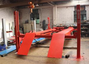 China Hydraulic 4 Post Car Lift For Alignment 4.0T Four Post Automotive Lift With Jack Beam on sale
