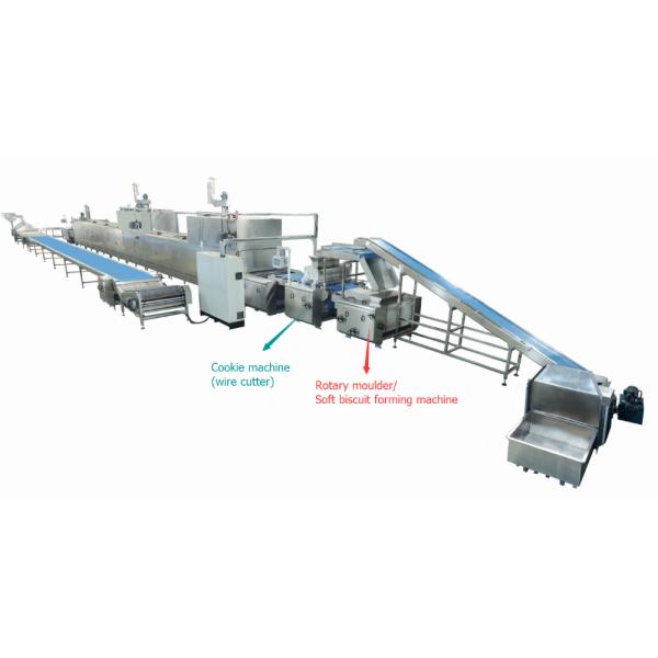 SGS Industry Small Business Cookie Making Machine 80-200kgs/Hour