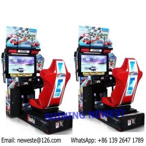 China Amusement Equipment Outrun Coin Operated Video Arcade Machine Driving Simulator Car Racing Games wholesale