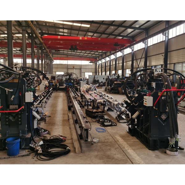 Φ26×12 Max. Punching CNC Angle metal Punching Marking And Shearing Line 3 CNC Axes