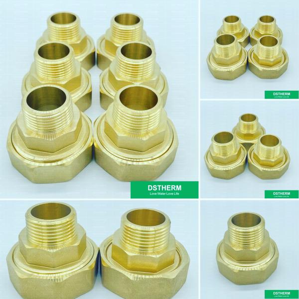 Heavier Type Brass Threaded Inserts CW617N Brass Threaded Union