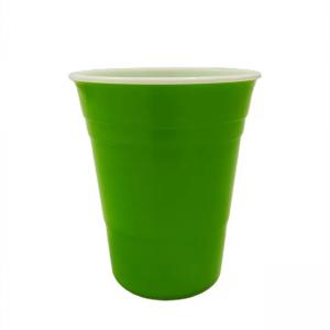 China 425 Ml 14 Oz PP Reusable Beer Pong Cups Injection Beer Pong Plastic Cups wholesale